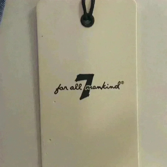 NWT 7 for All Mankind 6/9 Months Sea Pink Coveralls - Picture 3 of 5